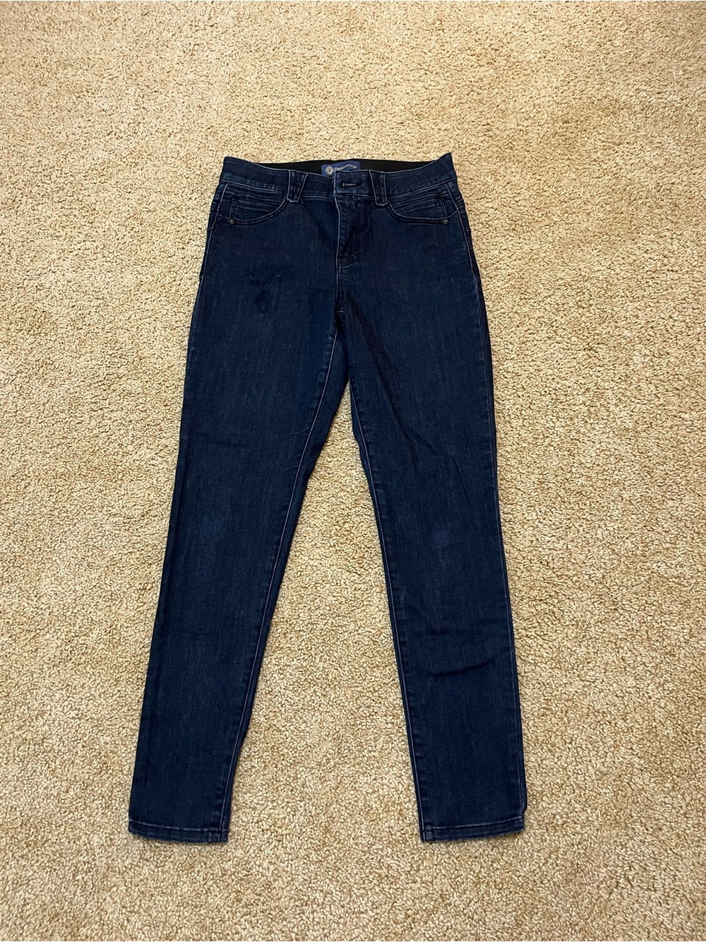 Democracy Jeri Ab Solution Blue Denim Skinny Jean - Size 8